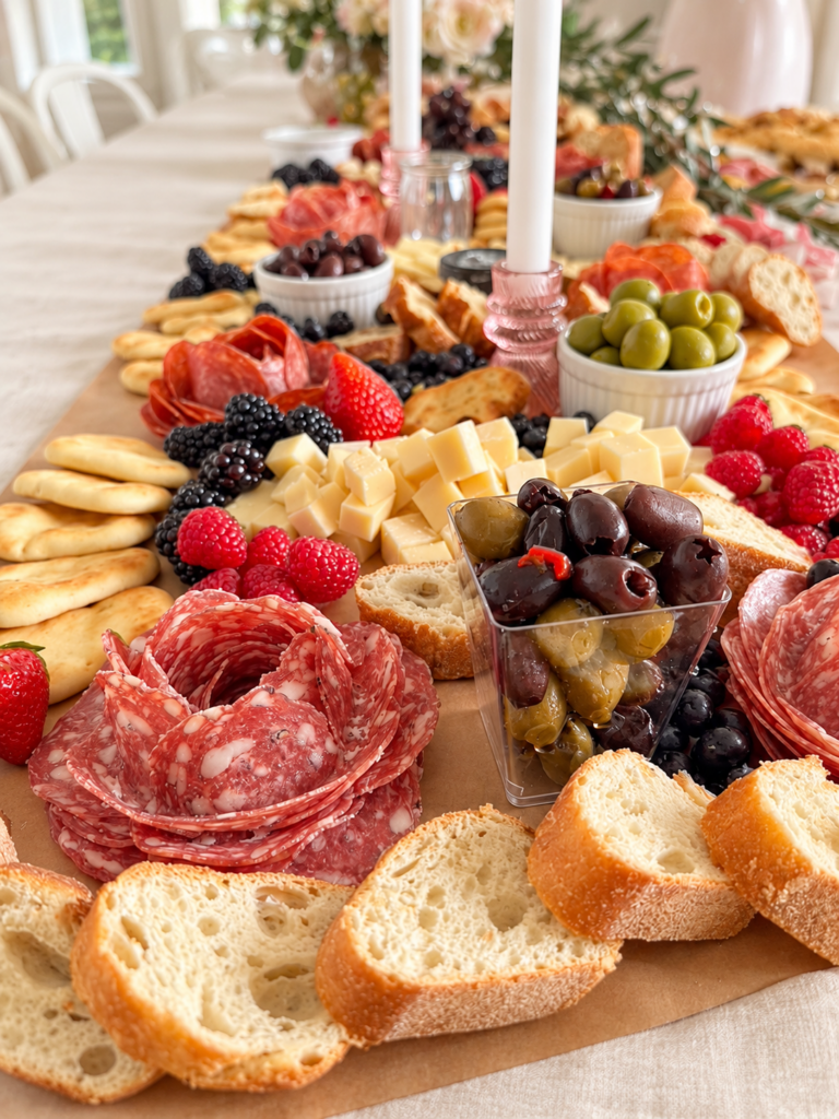 Appetizer grazing table — enhanced supplied photograph