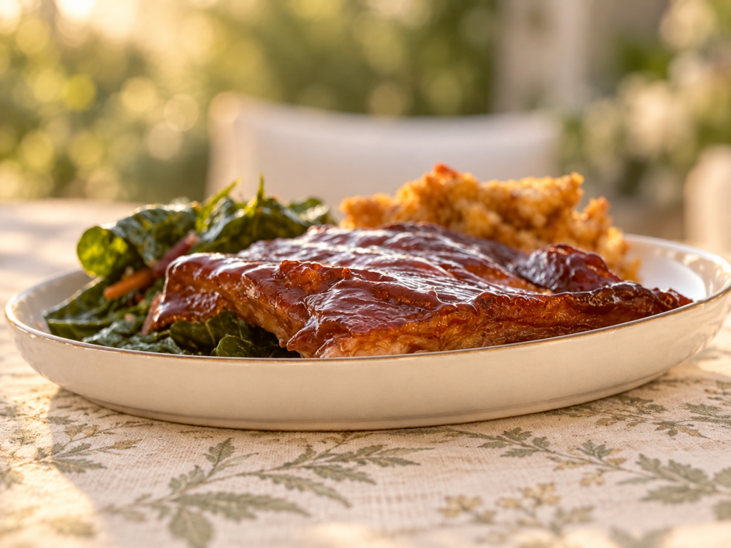 Dinner — supplied photograph with edited background